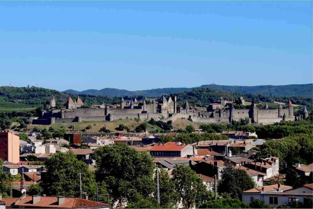 Studio Avec Parking Vue Sur La Cite De Carcassonne Eksteriør bilde
