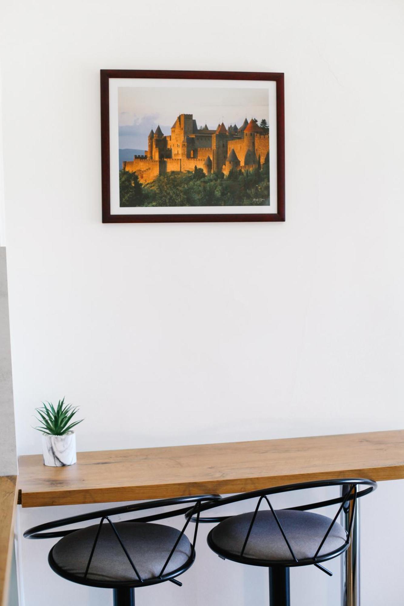Studio Avec Parking Vue Sur La Cite De Carcassonne Eksteriør bilde